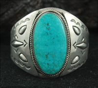 ORVILLE TSINNIE MORENCI REPOUSSE BRACELET