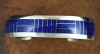 LARRY LORETTO LAPIS LAZULI CUFF BRACELET