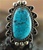 YVONNE SHIRLEY VINTAGE MORENCI TURQUOISE RING