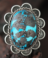 LARGE PERSIAN TURQUOISE RING