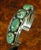 ORVILLE TSINNIE RARE AJAX TURQUOISE BRACELET