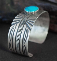 THOMPSON PLATERO TURQUOISE CUFF BRACELET