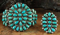 NAVAJO PETTI POINT CLUSTER BRACELET AND RING