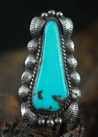 BEAUTIFULLY CRAFTED BISBEE TURQUOISE RING