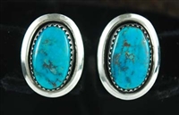 DELBERT GORDON MORENCI TURQUOISE EARRINGS