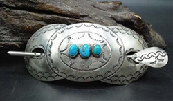 VINTAGE NAVAJO HAIR ORNAMENT WITH SLIDE PIN