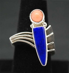 LOVELY JOHNATHAN MIKE LAPIS - CORAL RING