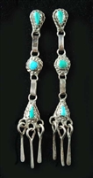 LOVELY 1950's ZUNI DANGLE EARRING