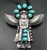 AMAZING TAOS BOBBY LUJAN  EAGLE DANCER BOLO