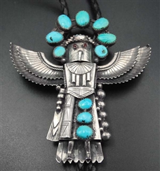 AMAZING TAOS BOBBY LUJAN  EAGLE DANCER BOLO