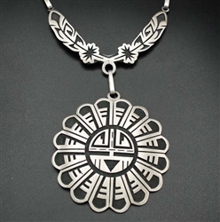 EDWARD LOMAHONGVA PHILLIPS HOPI NECKLACE