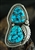 ORVILLE TSINNIE MORENCI TURQUOISE RING
