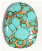 NATURAL #8 TURQUOISE CABOCHON 11 cts