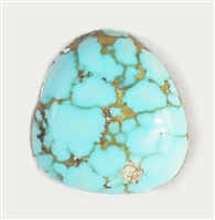 NATURAL #8 TURQUOISE CABOCHON 4.4 cts