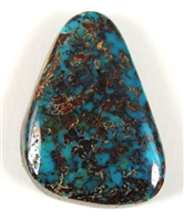NATURAL APACHE BLUE TURQUOISE CABOCHON 21.2cts
