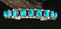 BEAUTIFUL PERSIAN TURQUOISE ROW BRACELET