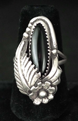 ELLEN AND SABIN CHAVEZ ZUNI JET RING