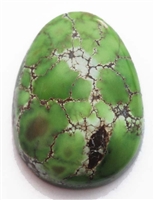 NATURAL GRASSHOPPER TURQUOISE CABOCHON 20.8 cts