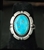 LOVELY NAVAJO MORENCI TURQUOISE RING