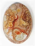 BEAUTIFUL MEXICAN LACE AGATE CABOCHON 20.5 cts