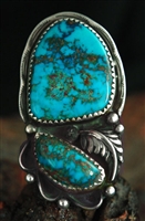 ORVILLE TSINNIE MORENCI TURQUOISE RING