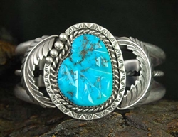 ORVILLE TSINNIE MORENCI TURQUOISE BRACELET