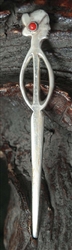SANDCAST WITH CORAL FEMALE FIGURE LETTER OPENER