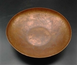 AWA TSIREH AVANYU STAMPED COPPER BOWL, c.1940