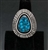 Stunning Kenneth Begay Lone Mountain Turquoise Ring