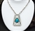 JULIAN LOVATO BISBEE TURQUOISE PENDANT