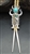 WONDERFUL RIC CHARLIE HORNED FIGURE BOLO TIE