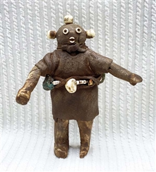 Teddy Weahkee Zuni Carved Bone Mudhead Figure