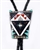 Beautiful Larry Lonjose Zuni Inlaid Bolo Tie