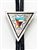Beautiful Alvin Begay Navajo Inlay Bolo Tie/tips