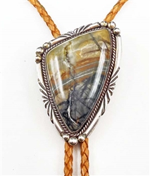Large Navajo Wes Craig Picasso Marble bolo/Arrow tips