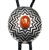 VERNON HASKIE LARGE CORAL BOLO TIE