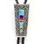 EARLY VERNON HASKIE INLAID BOLO TIE