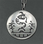 ANTONE HONANIE HOPI AVANYU SERPENT PENDANT