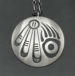 WEAVER SELINA HOPI OVARLAY PENDANT