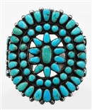 BEAUTIFUL EARLY ZUNI CLUSTER BRACELET