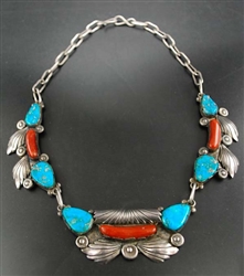 LOVELY DAN SIMPLICIO MORENCI TURQUOISE NECKLACE