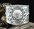 FRED HARVEY ERA STERLING SILVER STAMPED CUFF