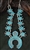 WARREN AND DORIS ONDELACY TURQUOISE SQUASH BLOSSOM