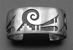 HOPI MICHAEL SOCKYMA SR. OVERLAY BRACELET