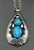 ALLEN POOYOUMA HOPI SHADOW BOX PENDANT