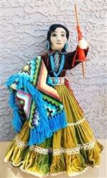 VINTAGE NAVAJO DOLL BY KAY BENNETT C:1960's