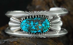 STUNNING KENNETH BEGAY MORENCI TURQUOISE BRACELET