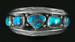 GORGEOUS MARK CHEE BISBEE TURQUOISE BRACELET