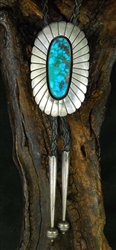 FRED THOMPSON MORENCI TURQUOISE  BOLO