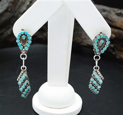 Beautiful Dishta Family Turquoise Earrings